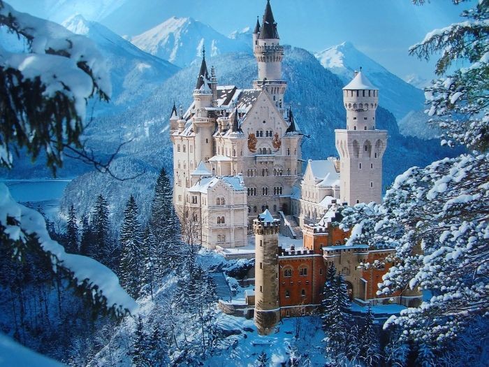 castillo en alemania castillo de neuschwanstein, en alemania. fuente: bored panda