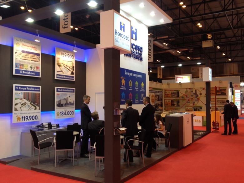 stand de Hercesa Management Obras y Servicios en Sima 2014