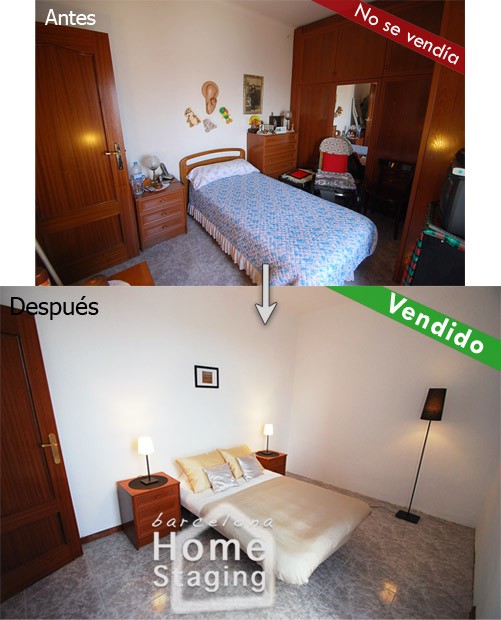 Si quieres vender la casa, mejor quita los muebles y deja los imprescindibles (fotos)