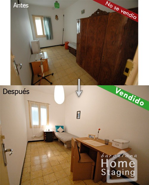 Si quieres vender la casa, mejor quita los muebles y deja los imprescindibles (fotos)