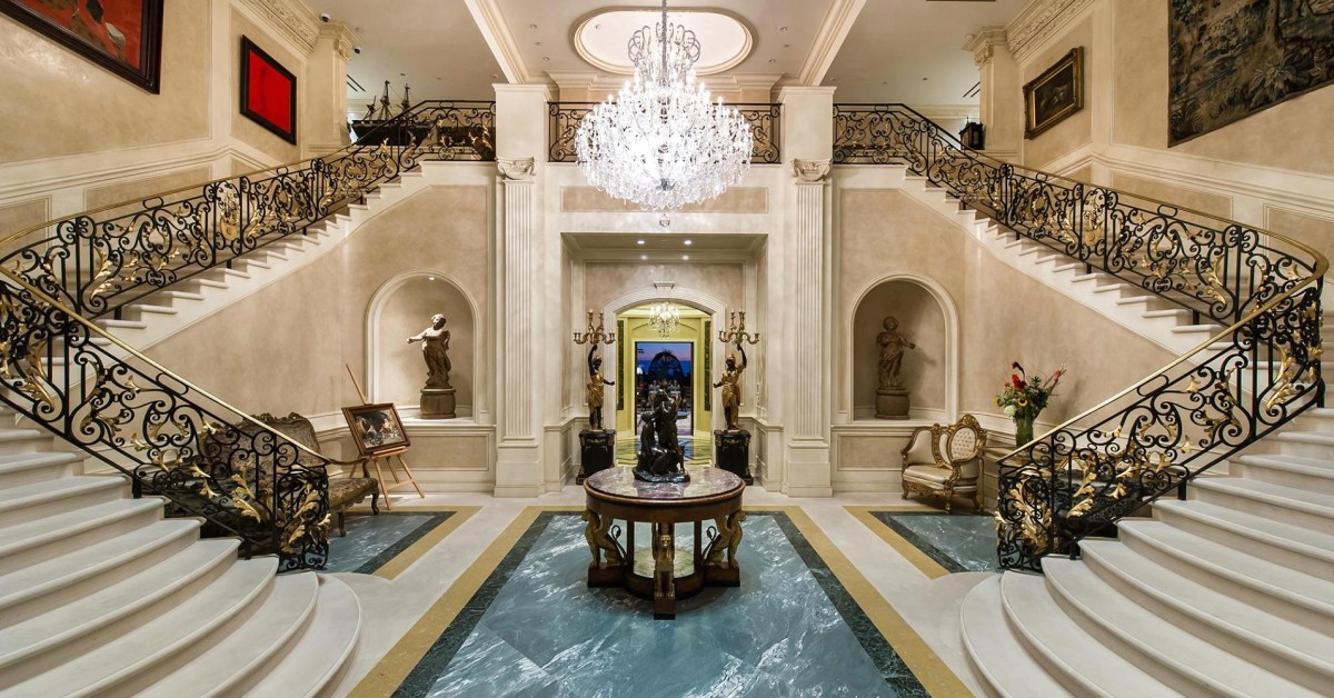 12 habitaciones, 23 baños, viñedos y spa: la casa más cara de EEUU sale a la venta por 157 millones de euros (fotos)