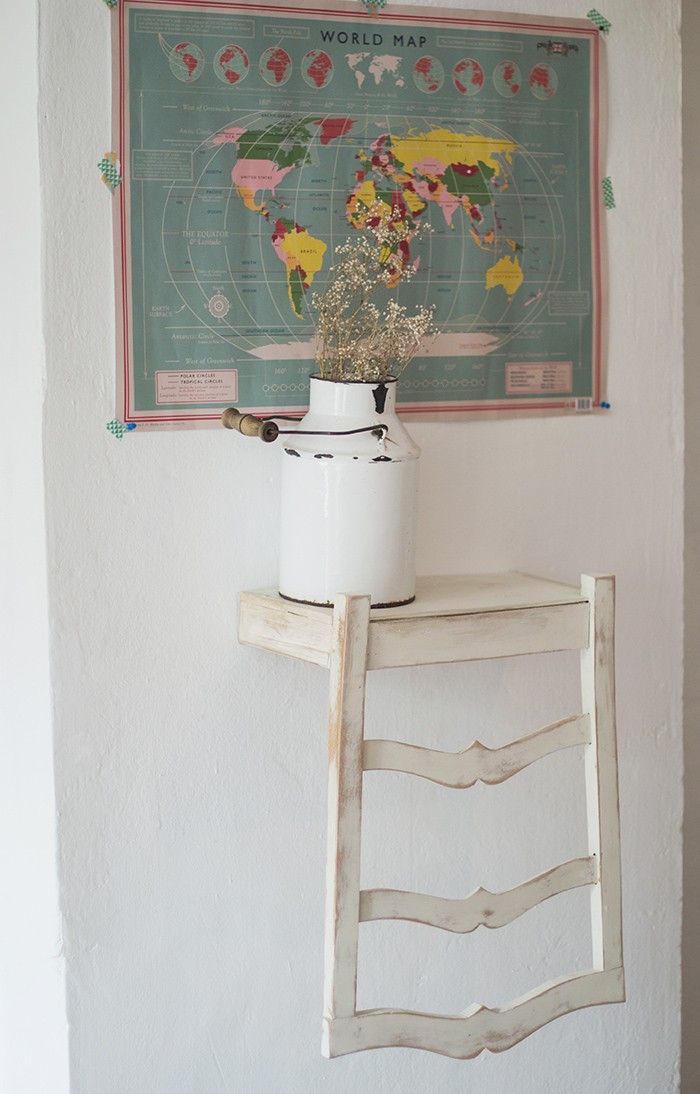 ‘Do it yourself’ 04: cómo convertir una silla antigua en una moderna estantería