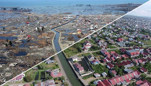 Así luce la ‘zona cero’ del tsunami de Indonesia 10 años después (fotos)