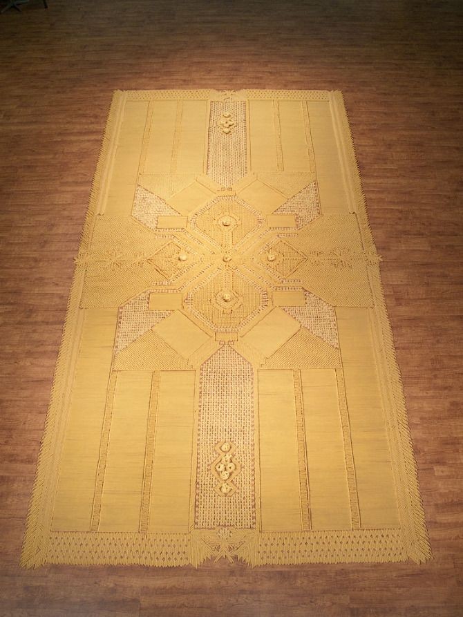 Ideas de decoración: alfombras mágicas hechas con materiales reciclados (fotos)