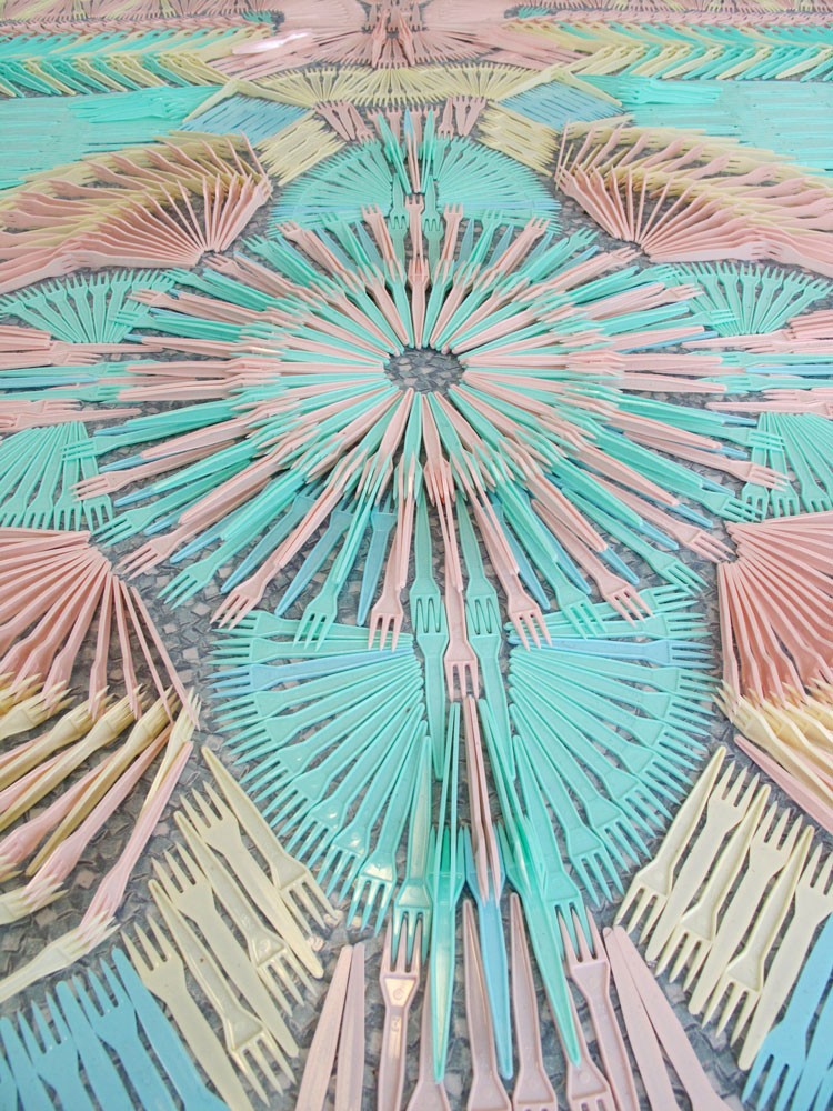 Ideas de decoración: alfombras mágicas hechas con materiales reciclados (fotos)