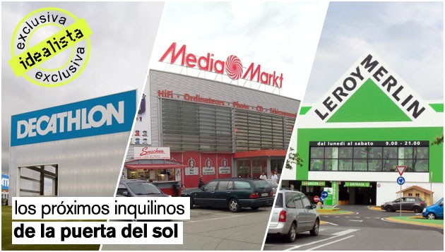Nuevos inquilinos en la puerta del sol: media markt, decathlon y leroy merlin buscan local