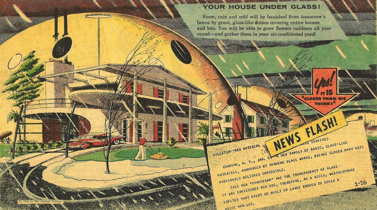Retrofuturismo: así imaginaban la casa del futuro en el siglo pasado (fotos)