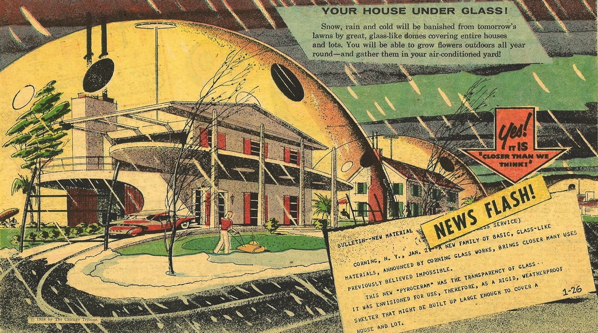 Retrofuturismo: así imaginaban la casa del futuro en el siglo pasado  (fotos) — idealista/news