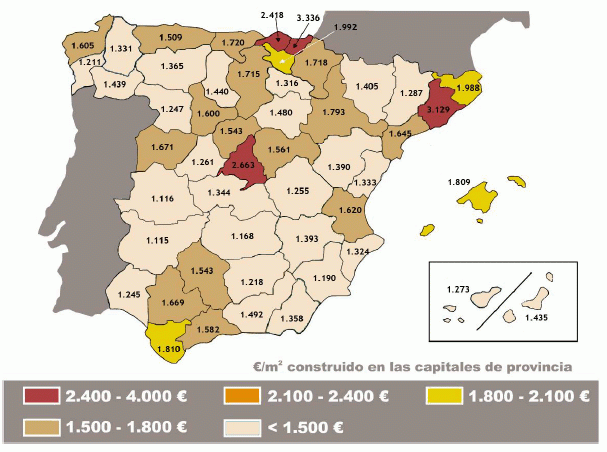 El precio de la vivienda nueva atenúa su caída: cede un 2,2% en 2014 y se estabilizará en 2015, según st