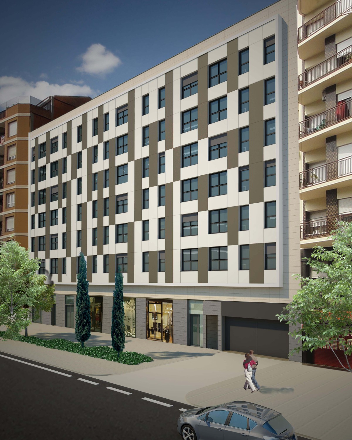 Vía célere levantará una promoción de 67 viviendas con una letra ‘A’ en Barcelona