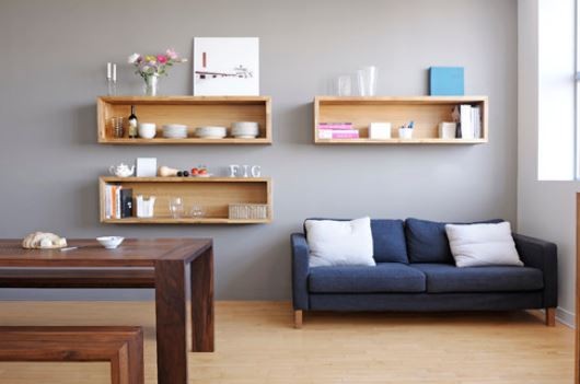 Estanterías de pared con las que decorar la casa y ganar espacio (fotos)