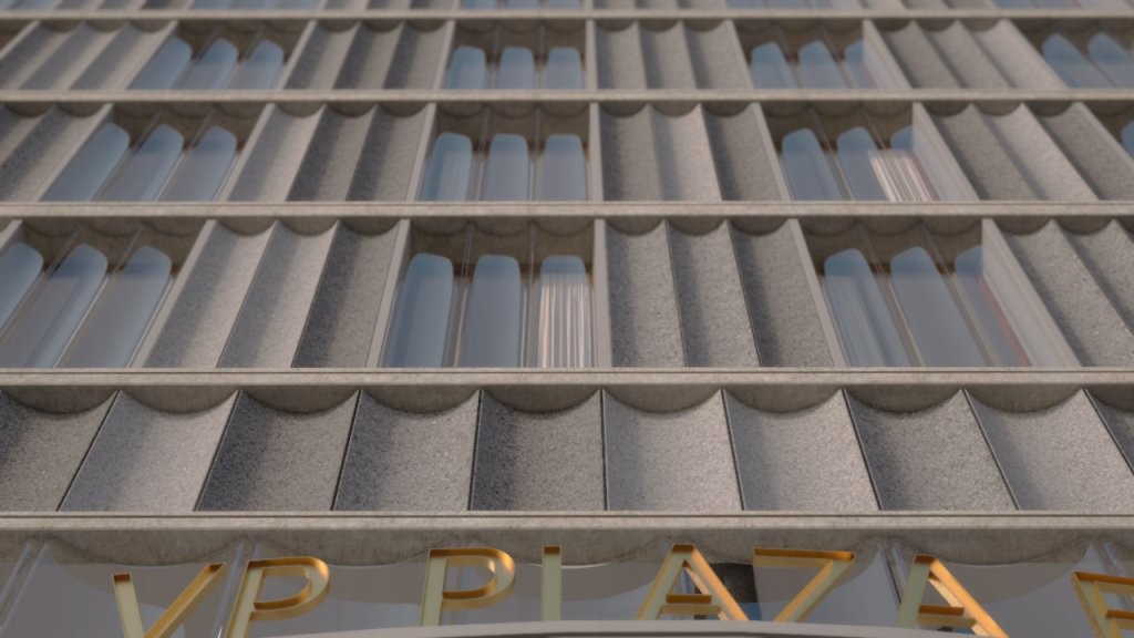 infografía del hotel de VP en Plaza de España