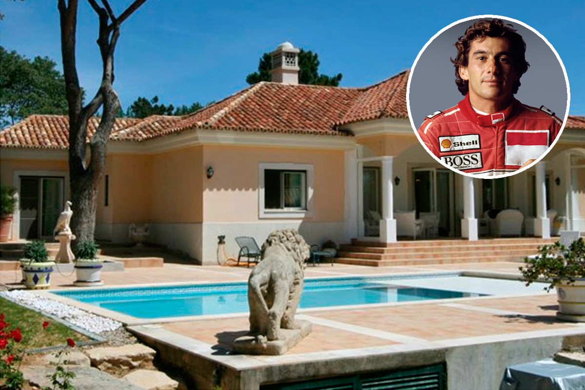 Para vivir como un ‘número 1’: se vende la espectacular casa de Ayrton Senna en Portugal (fotos)