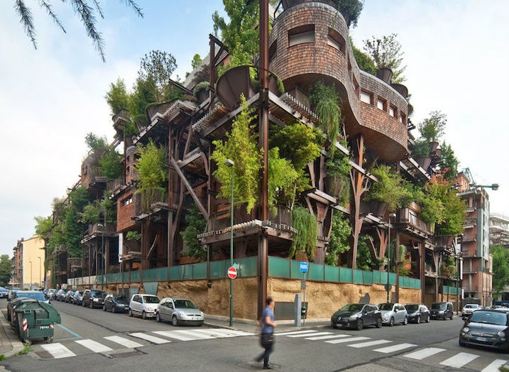 Vivir en una ‘casa árbol’ en el centro de una gran ciudad 