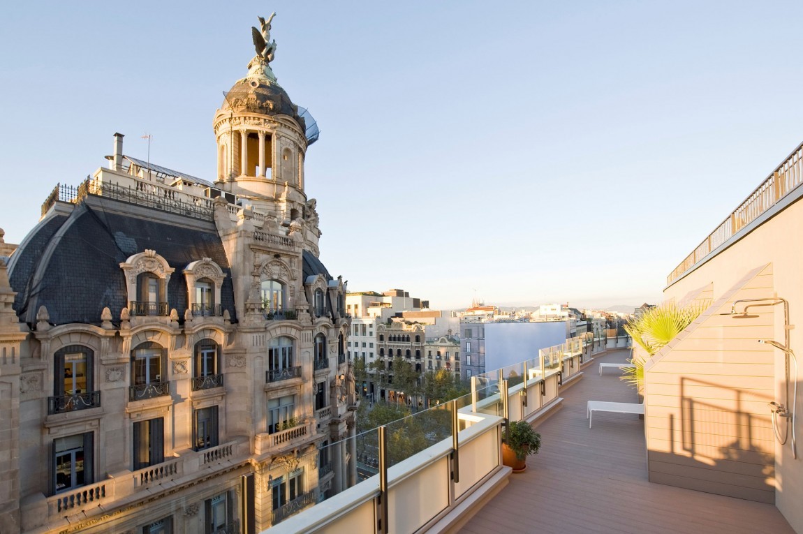 Maravillosas vistas de la ciudad y de la arquitectura barcelonesa