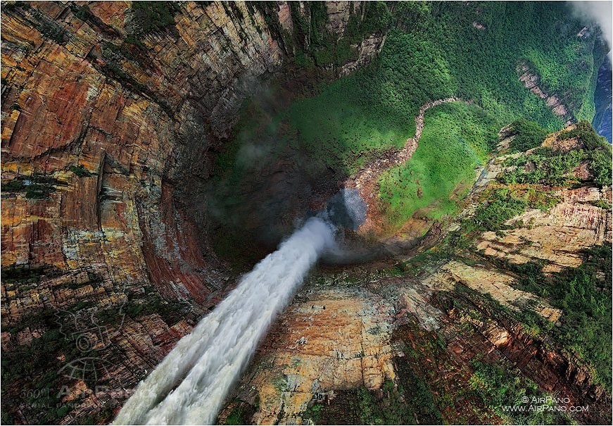 Cataratas Salto Ángel, Venezuela. Autor: AirPano