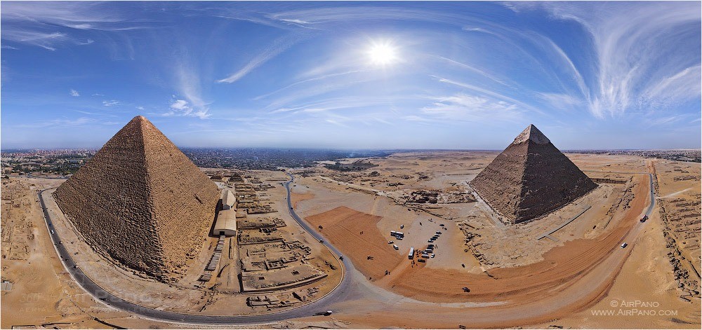 Las pirámides de Egipto. Autor: AirPano