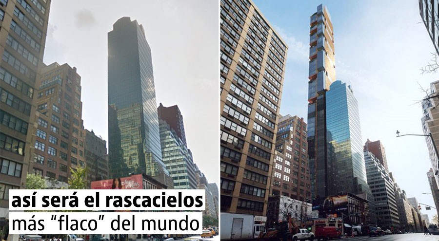 El rascacielos más delgado del mundo tendrá sólo 14,3 metros de ancho