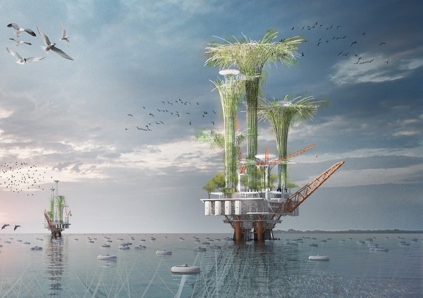 Así serán los rascacielos del futuro: reciclados, sostenibles e incluso acuáticos