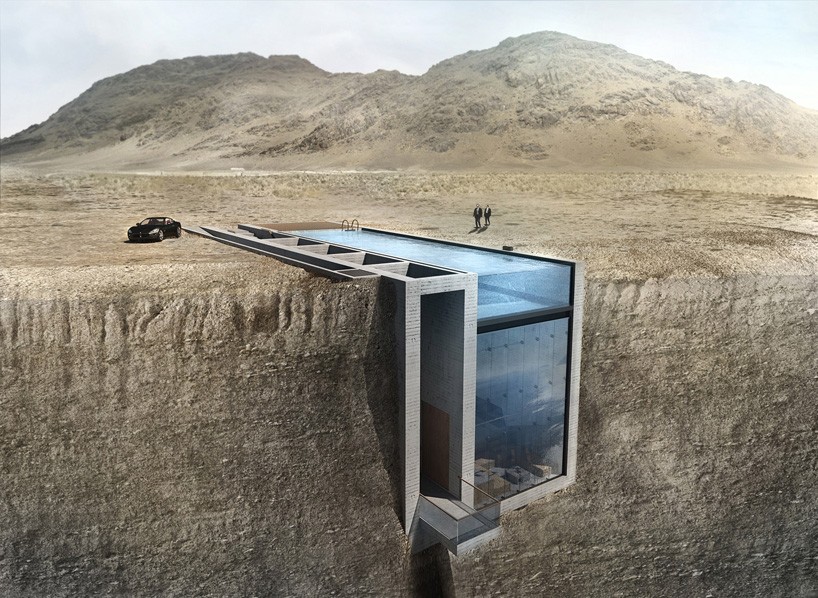 La ‘Casa Brutale’ o como vivir colgado de un acantilado y nadar sobre el vacío