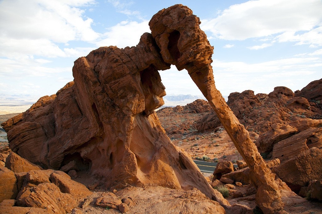 Elephant Rock Sun Valley Of Fire (California, EEUU) Elephant Rock Sun Valley Of Fire (California, EEUU)
