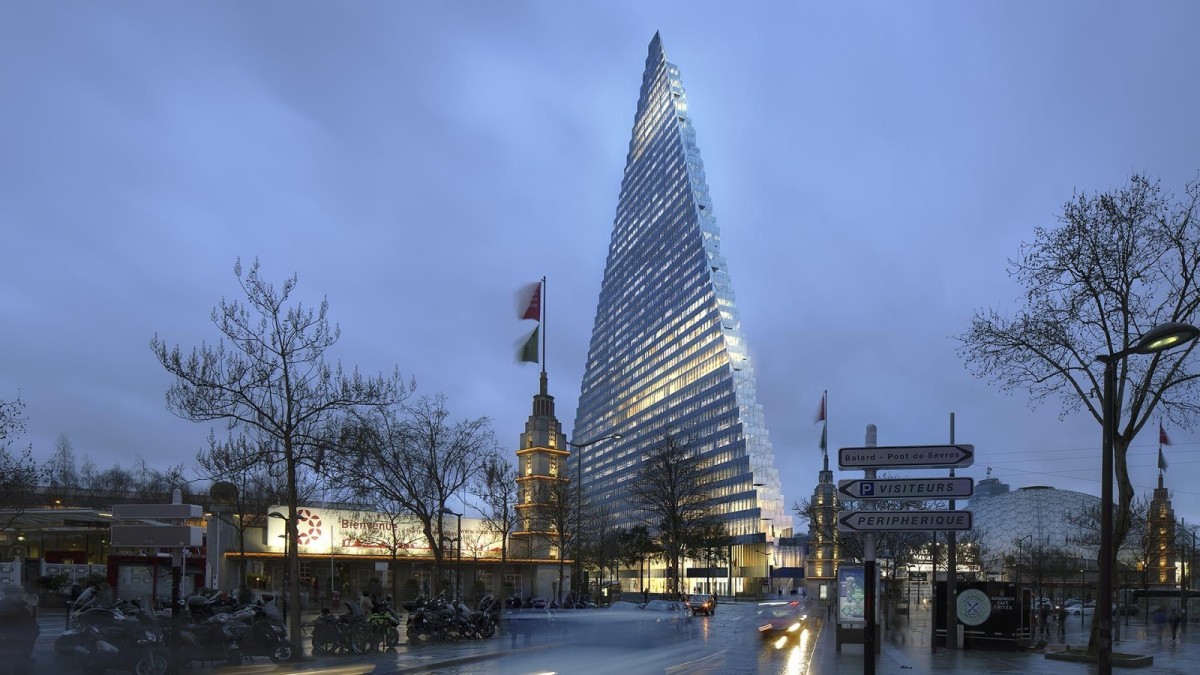 París construirá su primer rascacielos en 40 años: una torre triangular de 180 metros