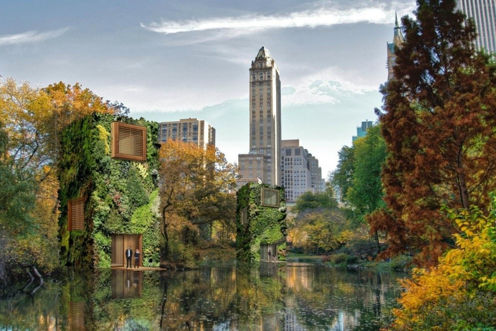 Edificio rodeado por árboles