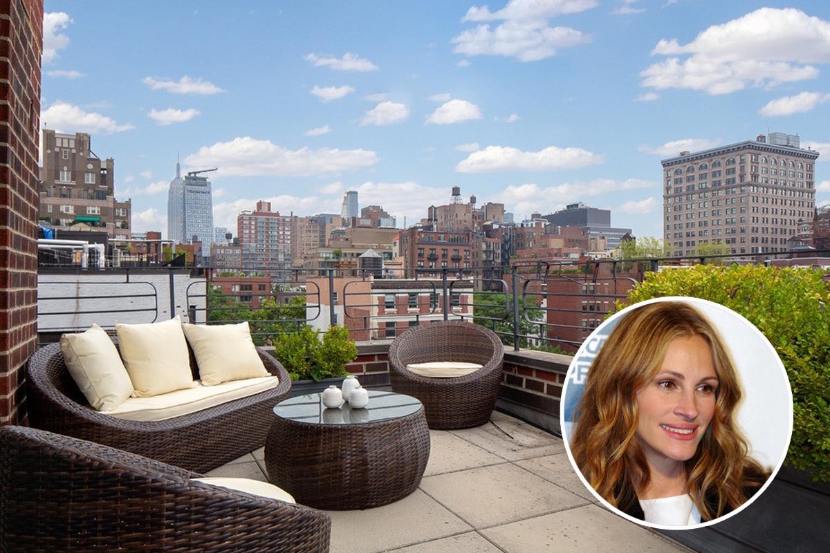 Julia Roberts vende un apartamento en Nueva York por 4,5 millones de dólares