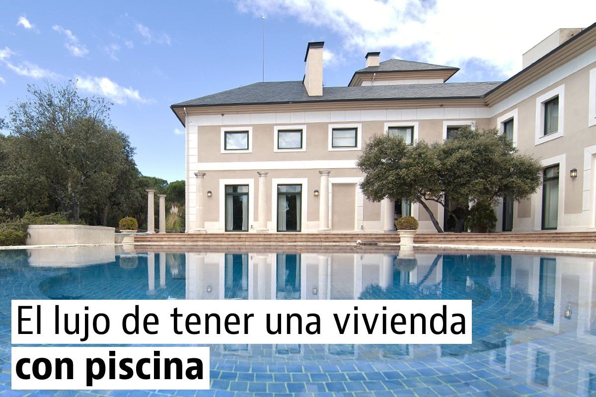 El lujo de contar con piscina