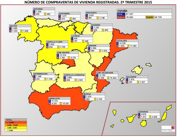 La ‘casa en la playa’ tira de las ventas: Andalucía, Cataluña y Valencia acaparan el 50% del total entre abril y junio