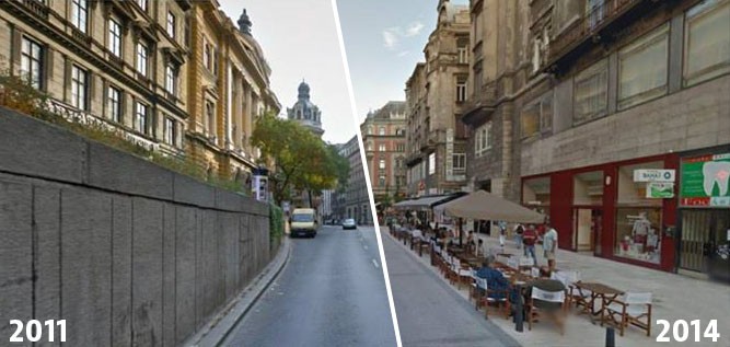 La calle, para los peatones: antes y después de las renovaciones urbanas más espectaculares