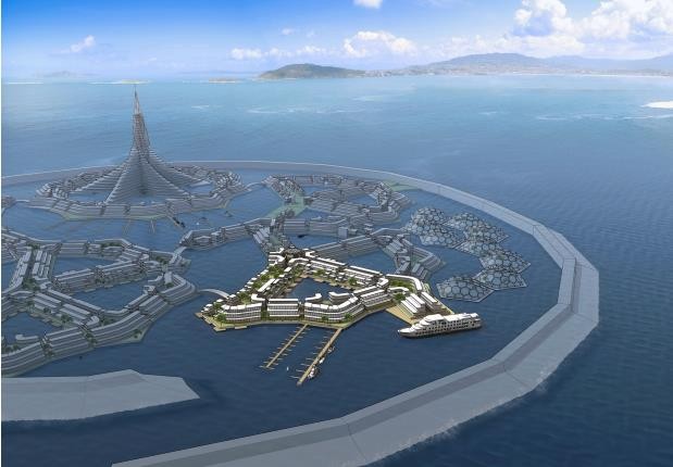 Una ciudad flotante para huir de los políticos corruptos 