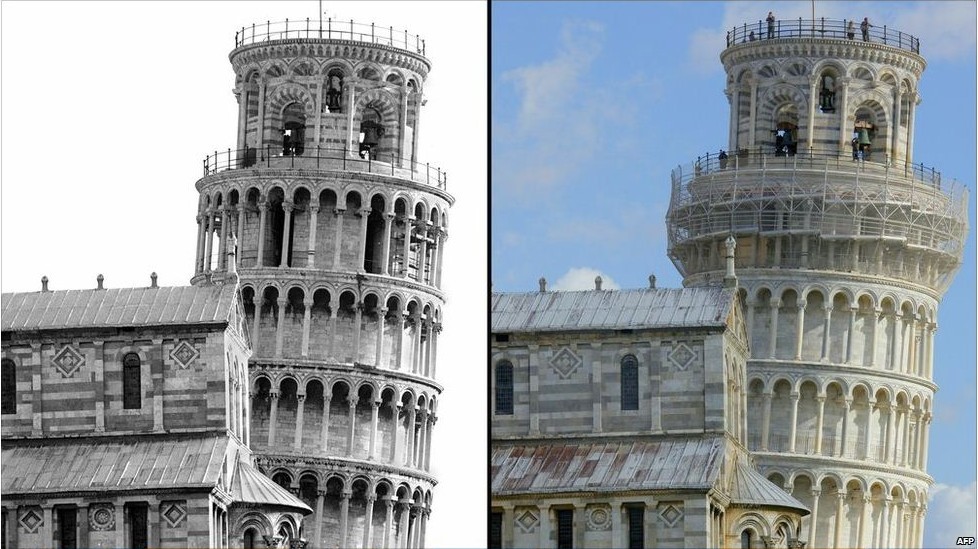 En obras: así eran las construcciones más icónicas del mundo cuando estaban en los huesos
