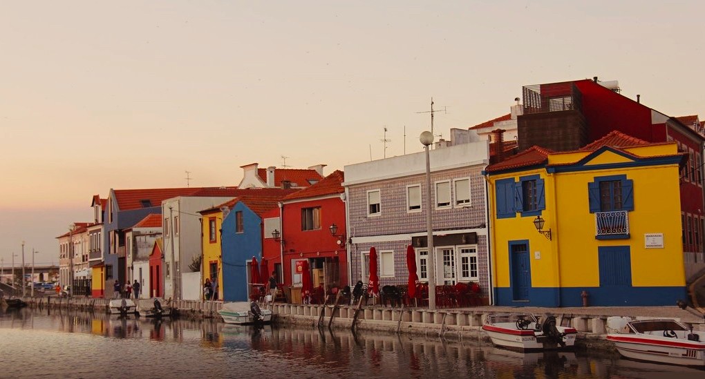La localidad de Aveiro en Portugal