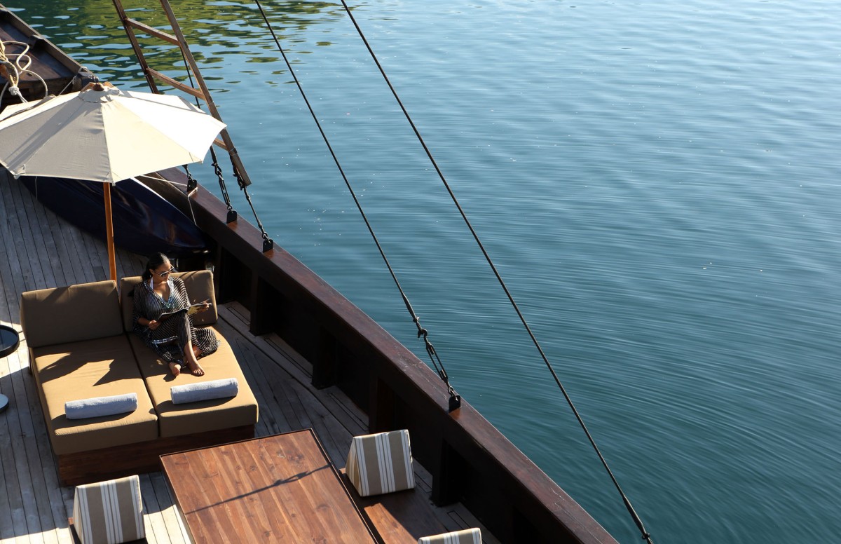 una cliente del hotel - velero