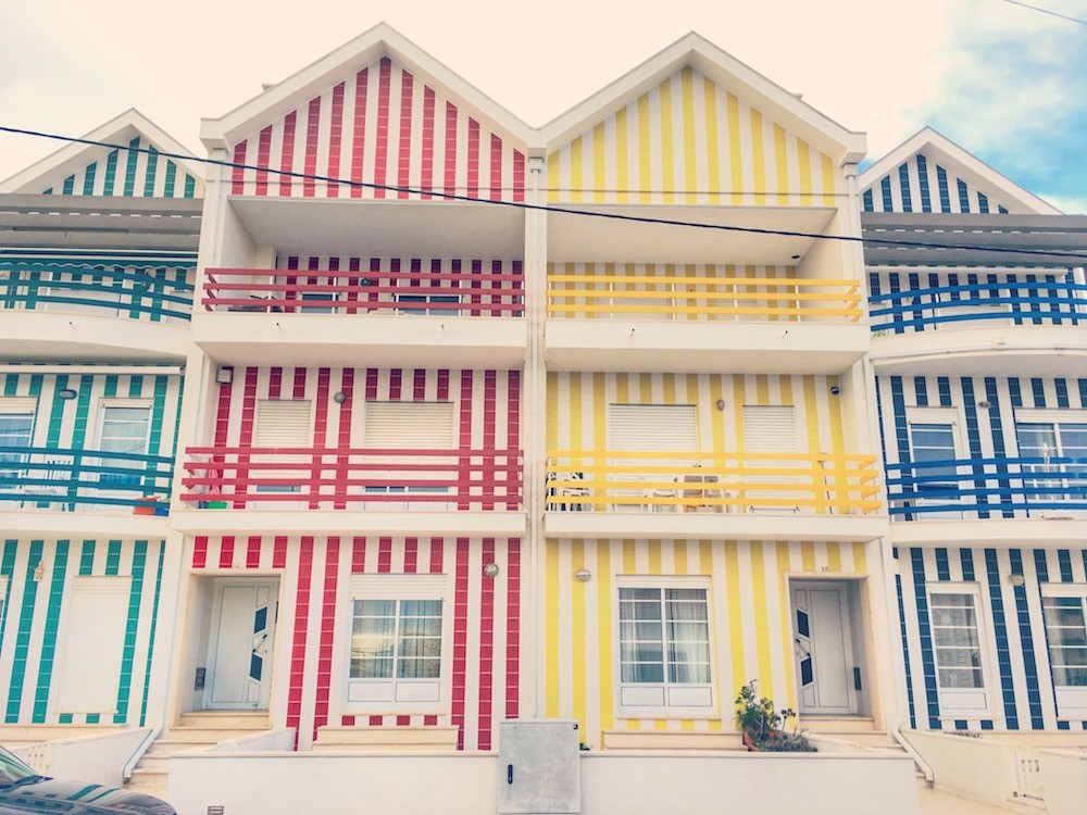 Las coloridas casas de Aveiro