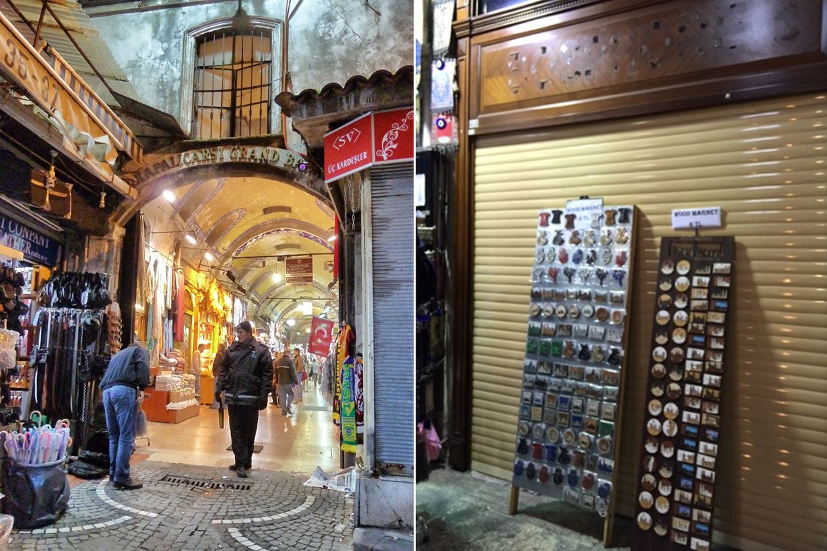local en el Gran Bazar de Estambul