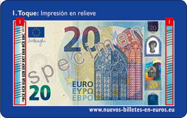 Cómo comprobar la autenticidad del nuevo billete de 20 euros en tres simples pasos