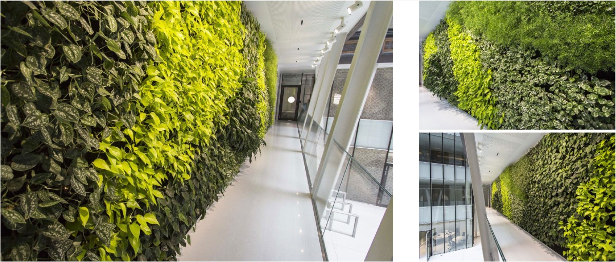 Interior del Palacio Eiffel de Budapest mejor edificio verde de Europa