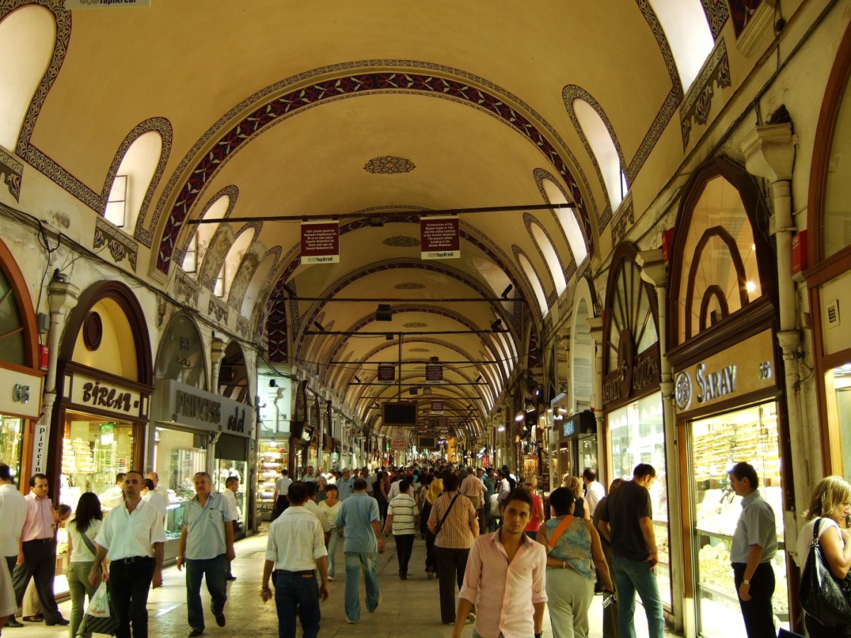 Imagen del Gran Bazar de Estambul