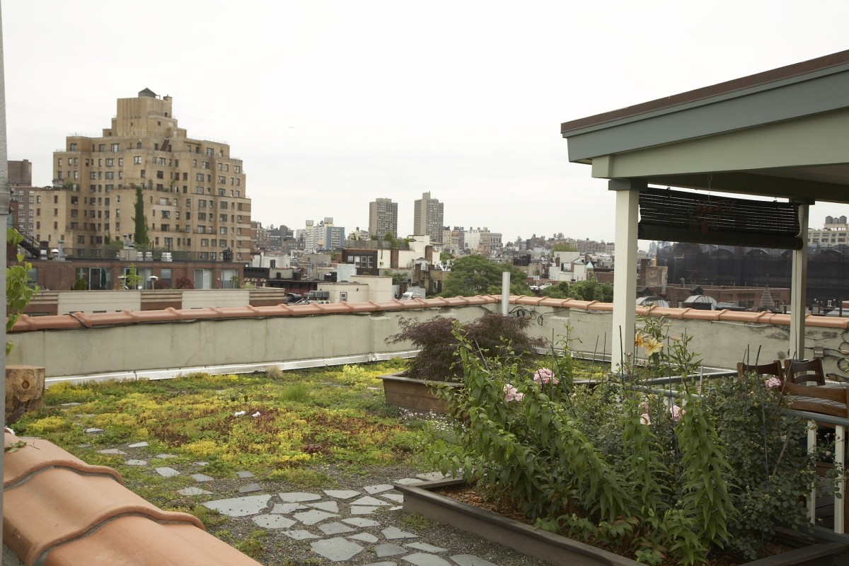 Una casa de campo en lo alto de un edificio de Nueva York y con vistas al Empire State