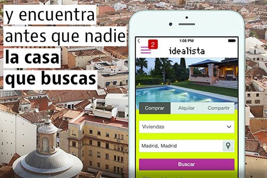 idealista cada vez que encuentre una casa que coincida con la búsqueda guardada te avisa con una alerta en tu móvil 