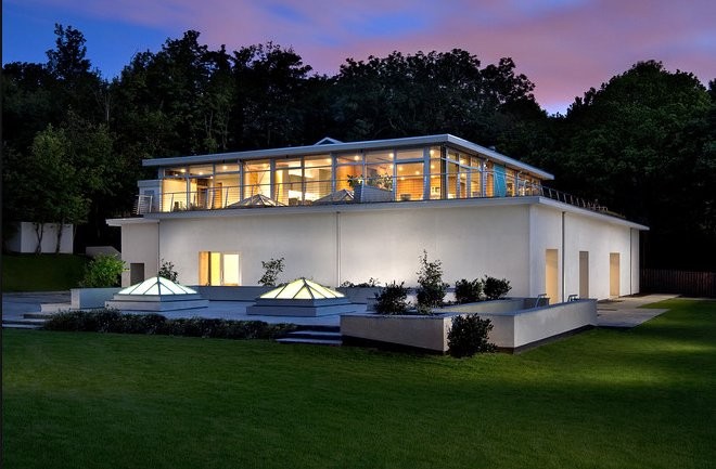 Una casa de lujo con búnker