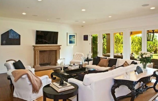 La casa de lujo en Beverly Hills