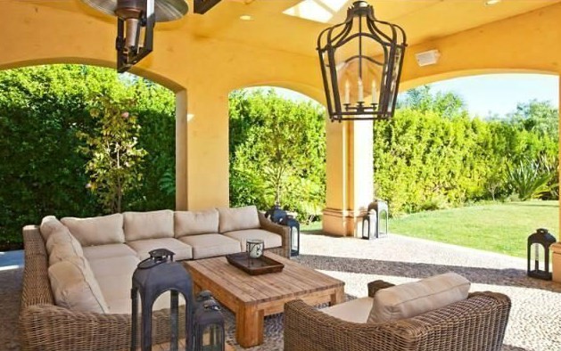 Detalle de la casa del famoso actor de Hollywood