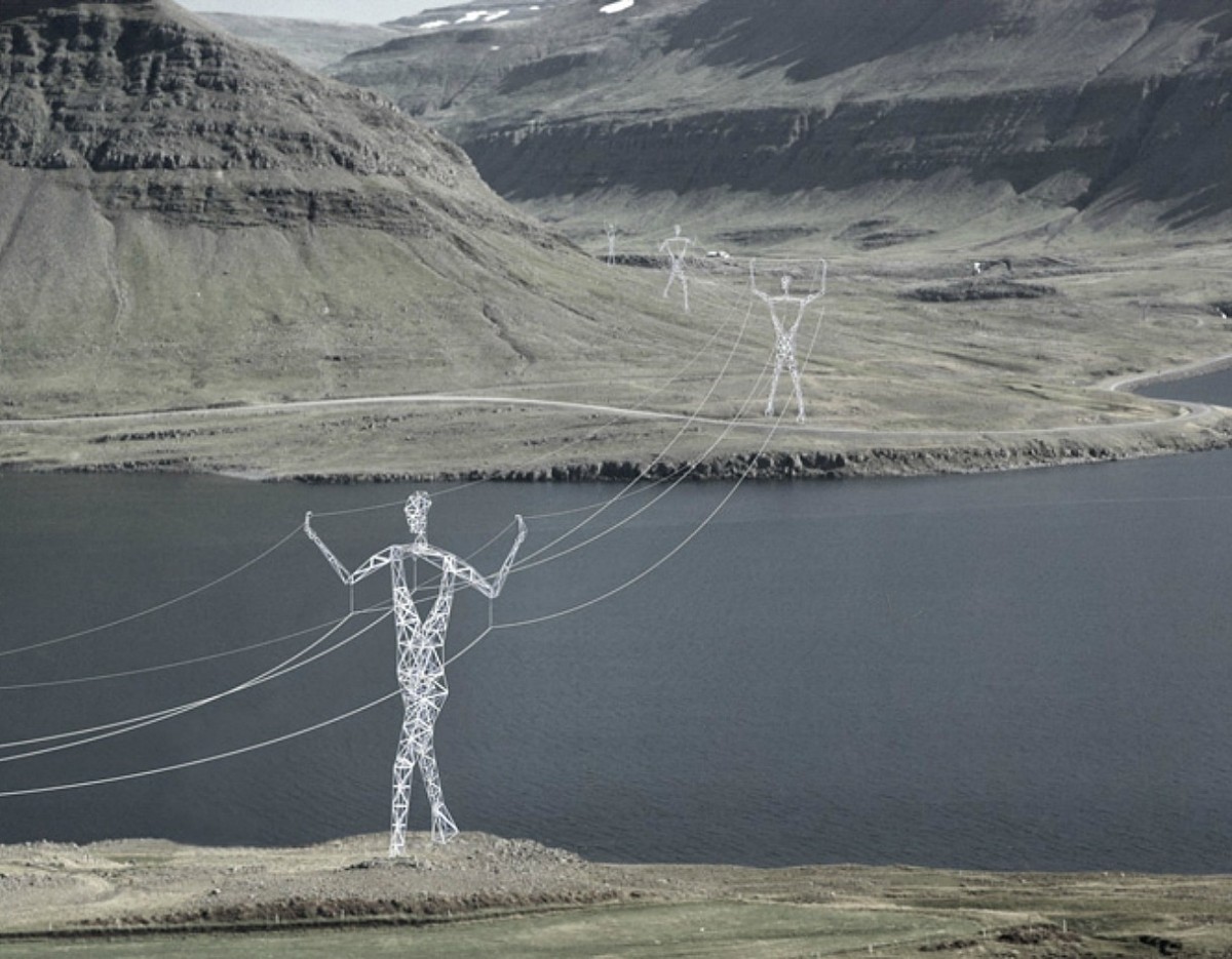 torres de alta tensión curiosas