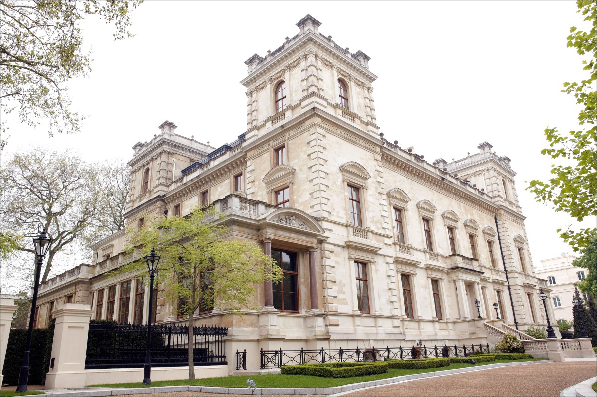 La casa de lujo de Bernie Ecclestone en Londres