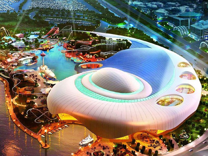 Un espectacular parque temático en China