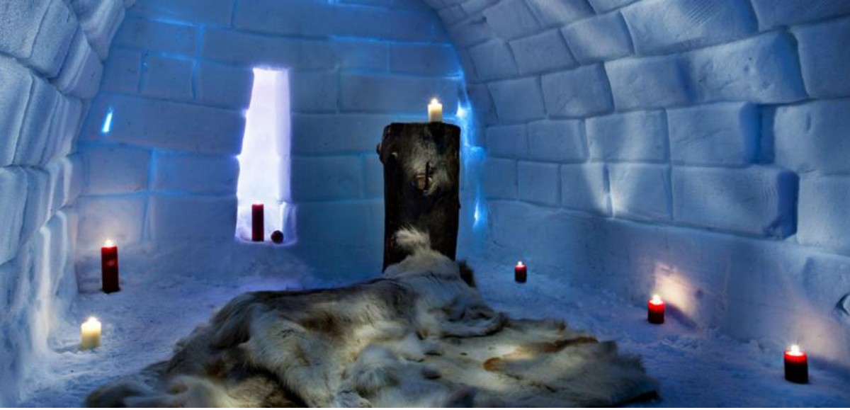 El hotel de hielo en Finlandia