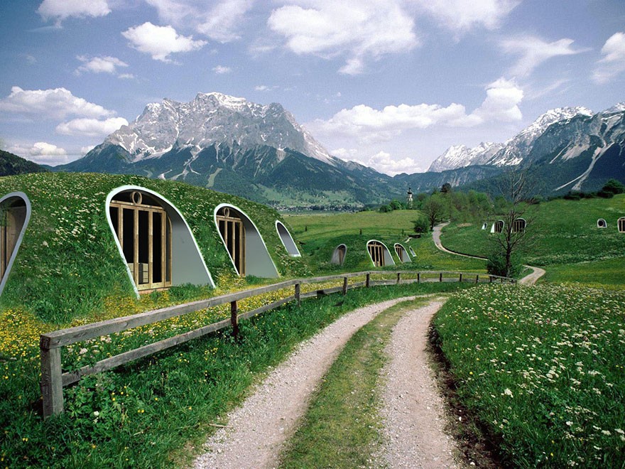 Las casas al estilo Hobbit en EEUU